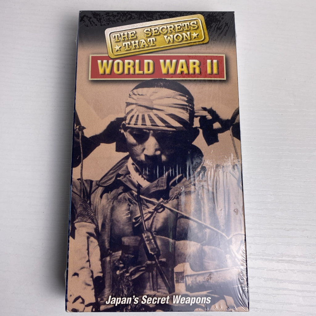 Set of four factory sealed WWII documentary VHS tapes including Victory At Sea Volumes 3 and 6