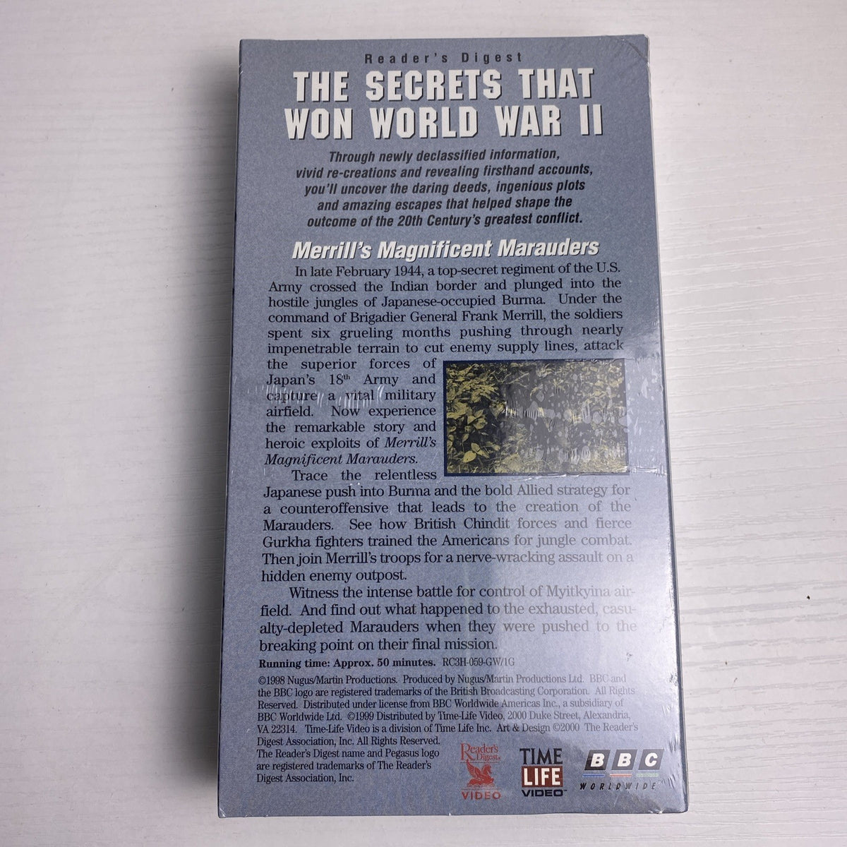 Lot of 4 factory sealed vintage documentary VHS tapes including WWII Secrets and Joseph Campbell Power of Myth