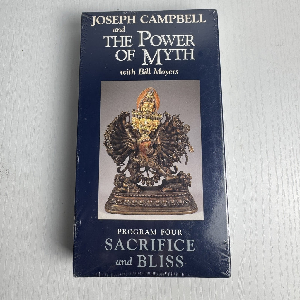 Set of 4 factory-sealed vintage VHS tapes featuring Joseph Campbell PBS series and North and South miniseries.