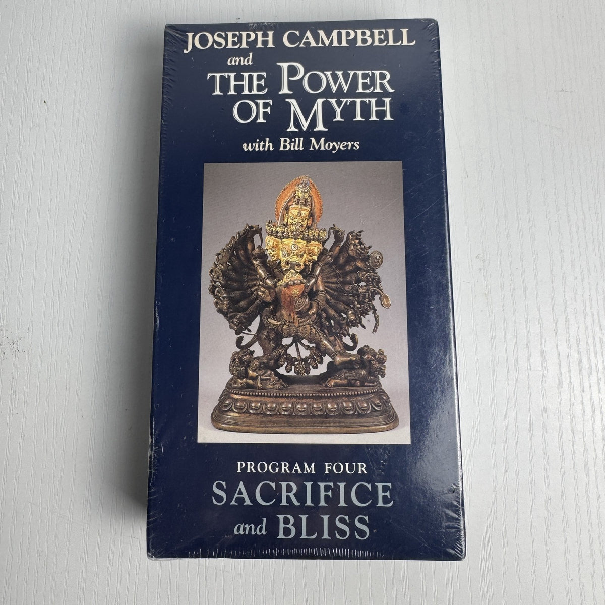 Set of 4 factory-sealed vintage VHS tapes featuring Joseph Campbell PBS series and North and South miniseries.