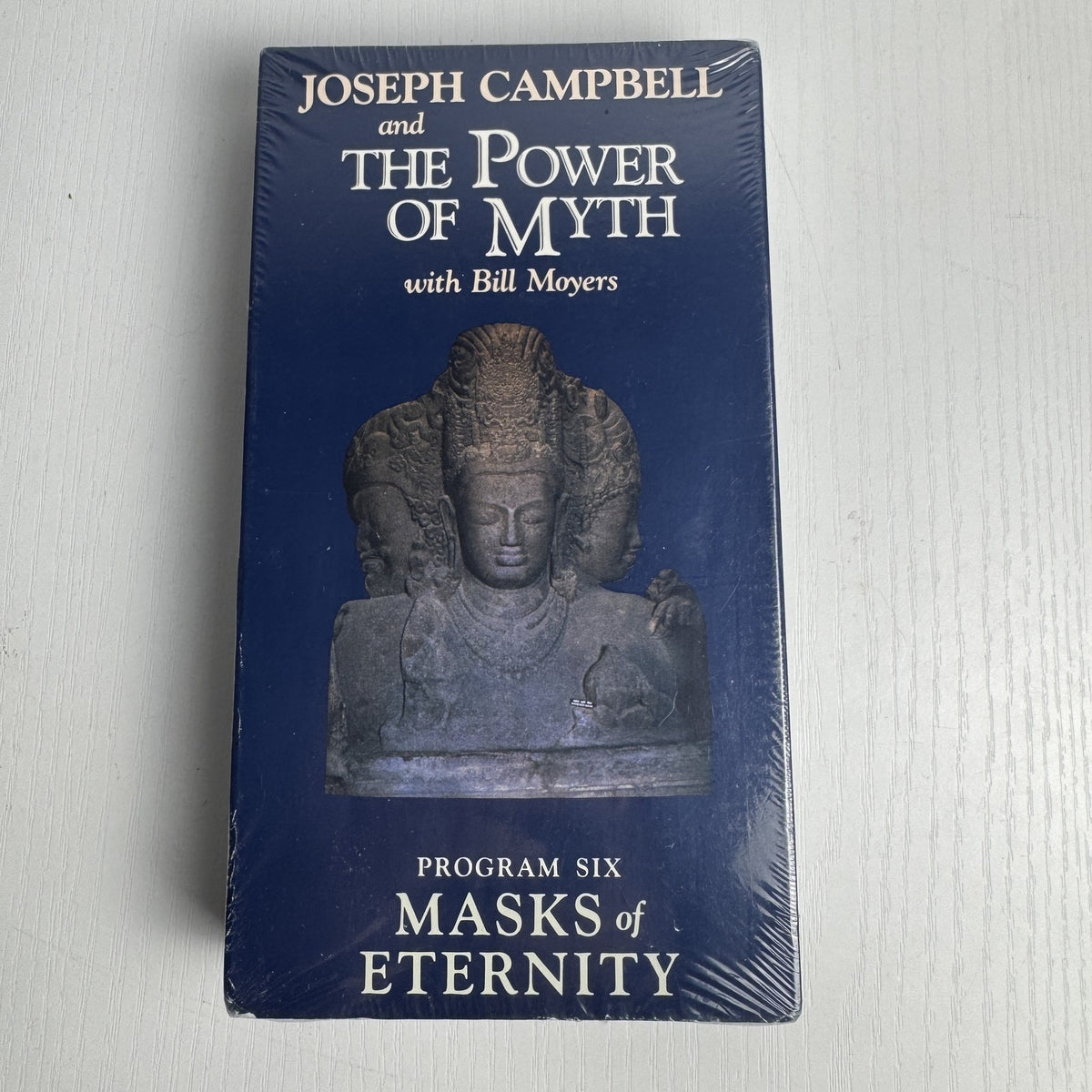 Set of 4 factory-sealed vintage VHS tapes featuring Joseph Campbell PBS series and North and South miniseries.