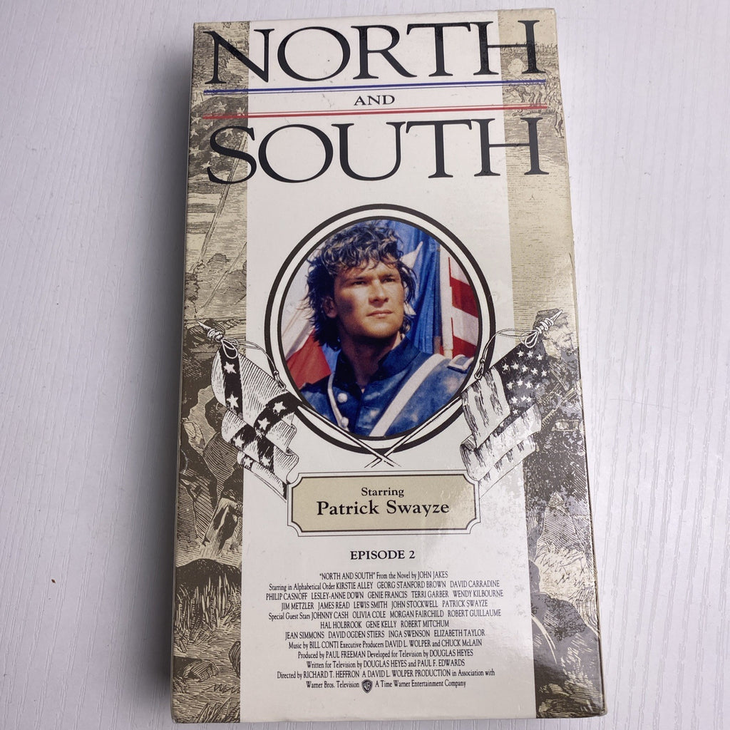Set of 4 factory-sealed vintage VHS tapes featuring Joseph Campbell PBS series and North and South miniseries.