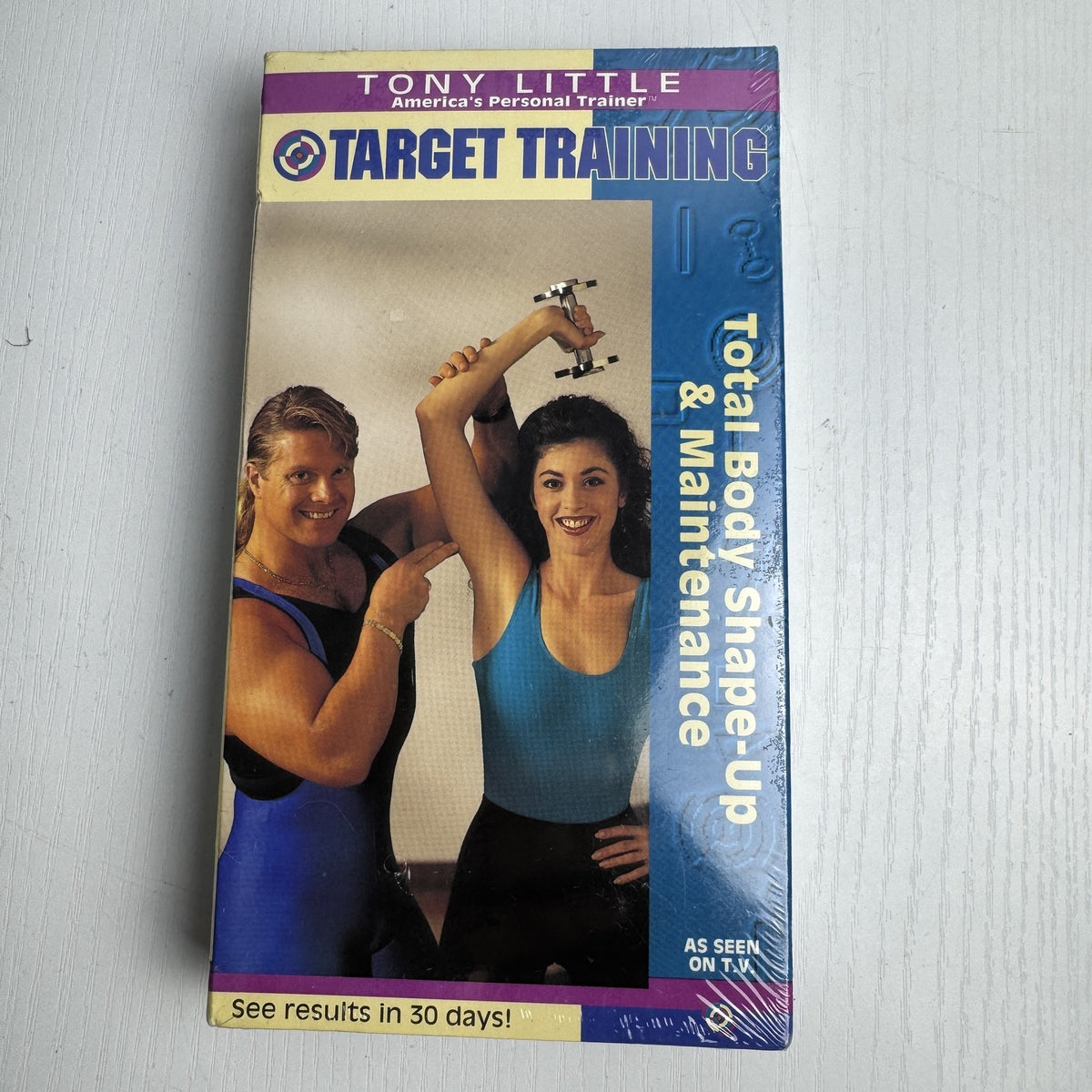 Set of 4 brand new factory sealed fitness workout VHS tapes including The Firm, Tony Little, Winsor Pilates, and Ab Ripper
