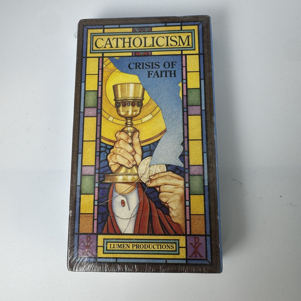 Factory sealed lot of 4 vintage VHS tapes including Charlton Heston Bible Passion and Rodney Yee Yoga