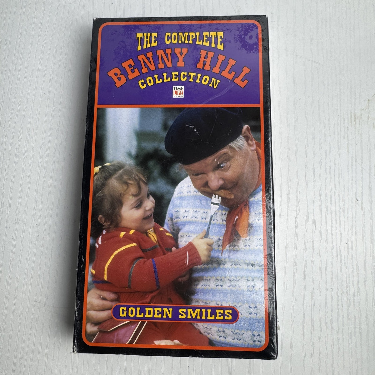 Set of four brand new factory sealed vintage VHS tapes featuring classic TV shows and documentaries