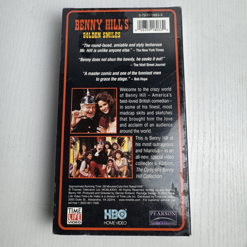 Set of four brand new factory sealed vintage VHS tapes featuring classic TV shows and documentaries