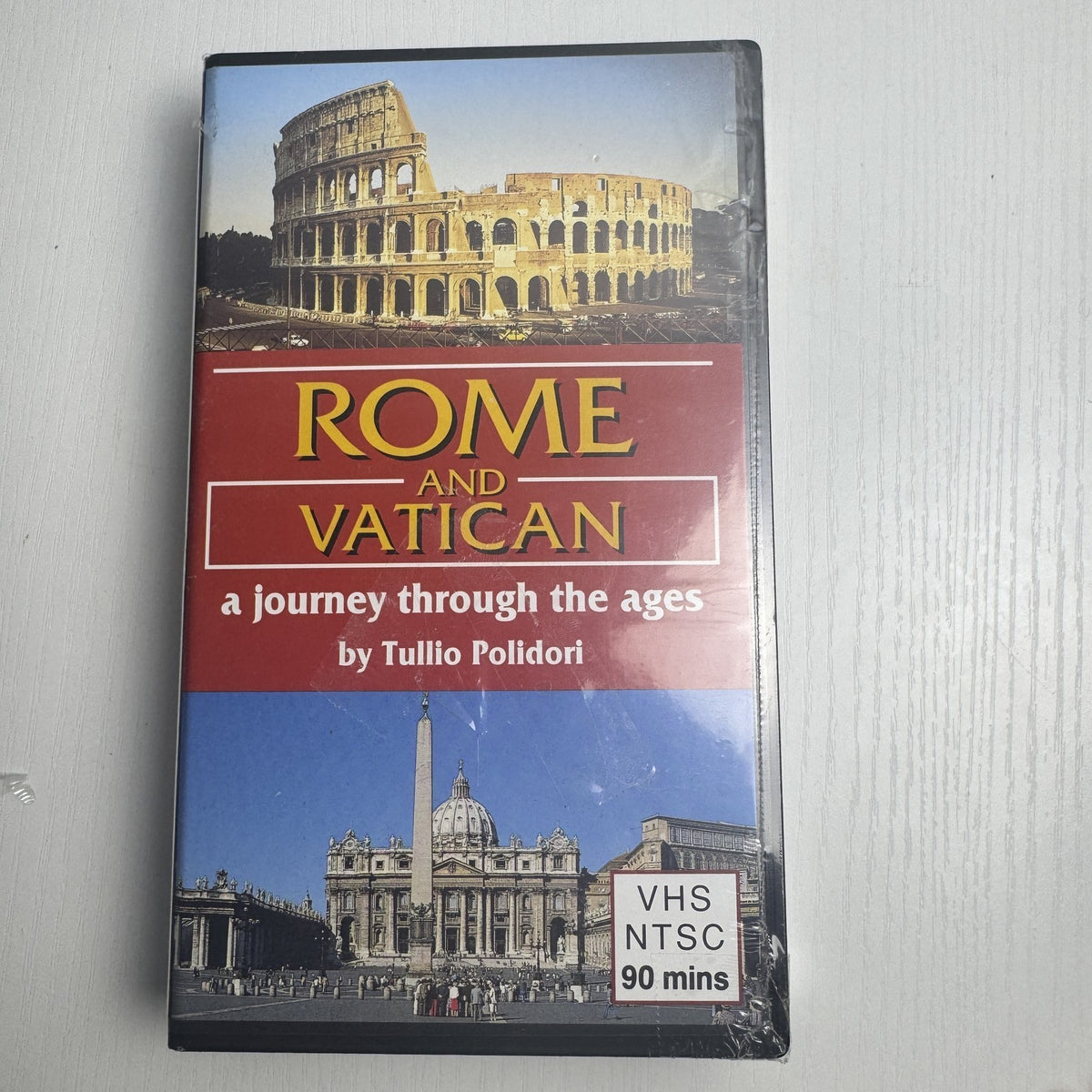 Lot of four brand new factory sealed history and travel documentary VHS tapes including Readers Digest and A&E titles.