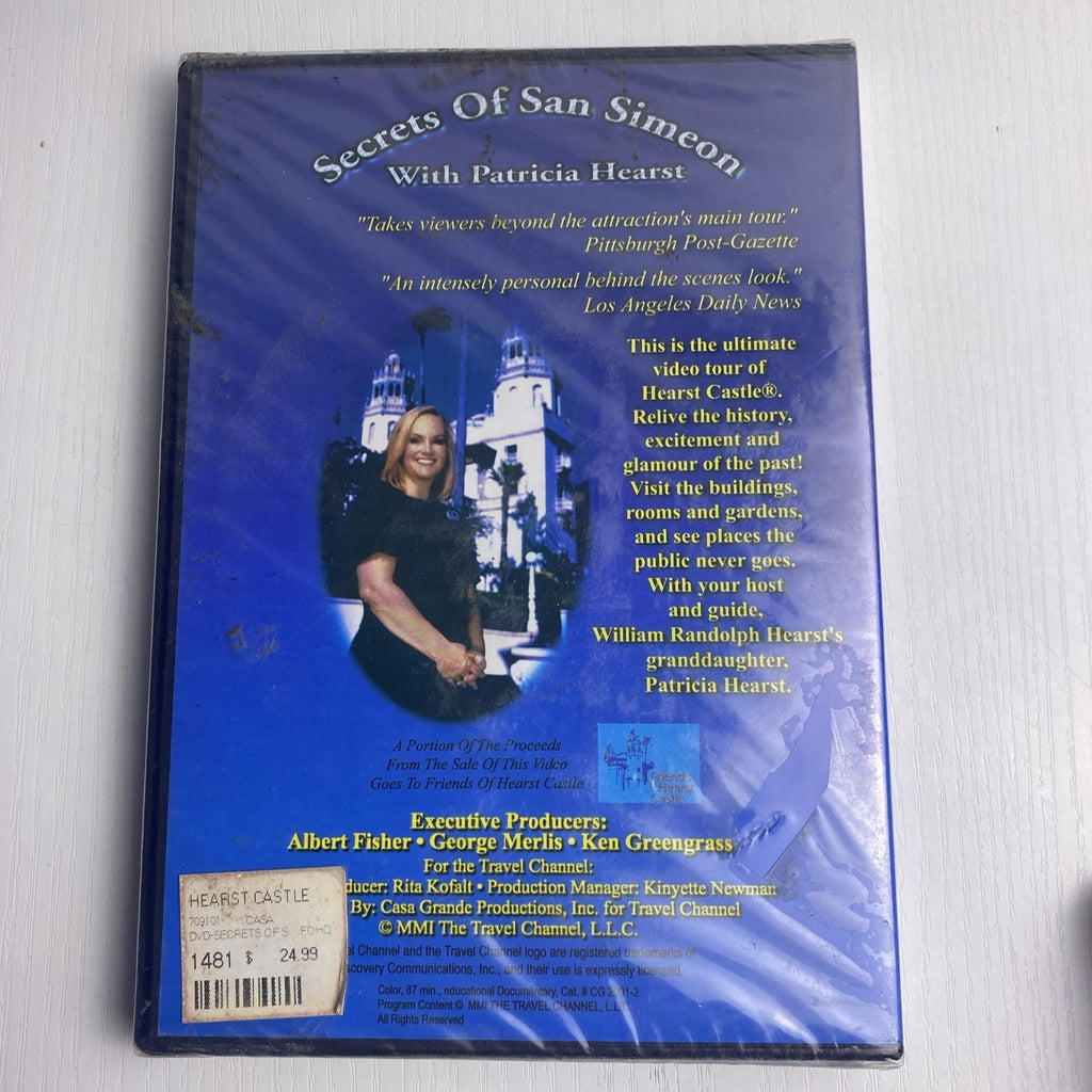 Factory sealed 4-piece travel and history documentary set featuring 3 VHS tapes and 1 DVD.