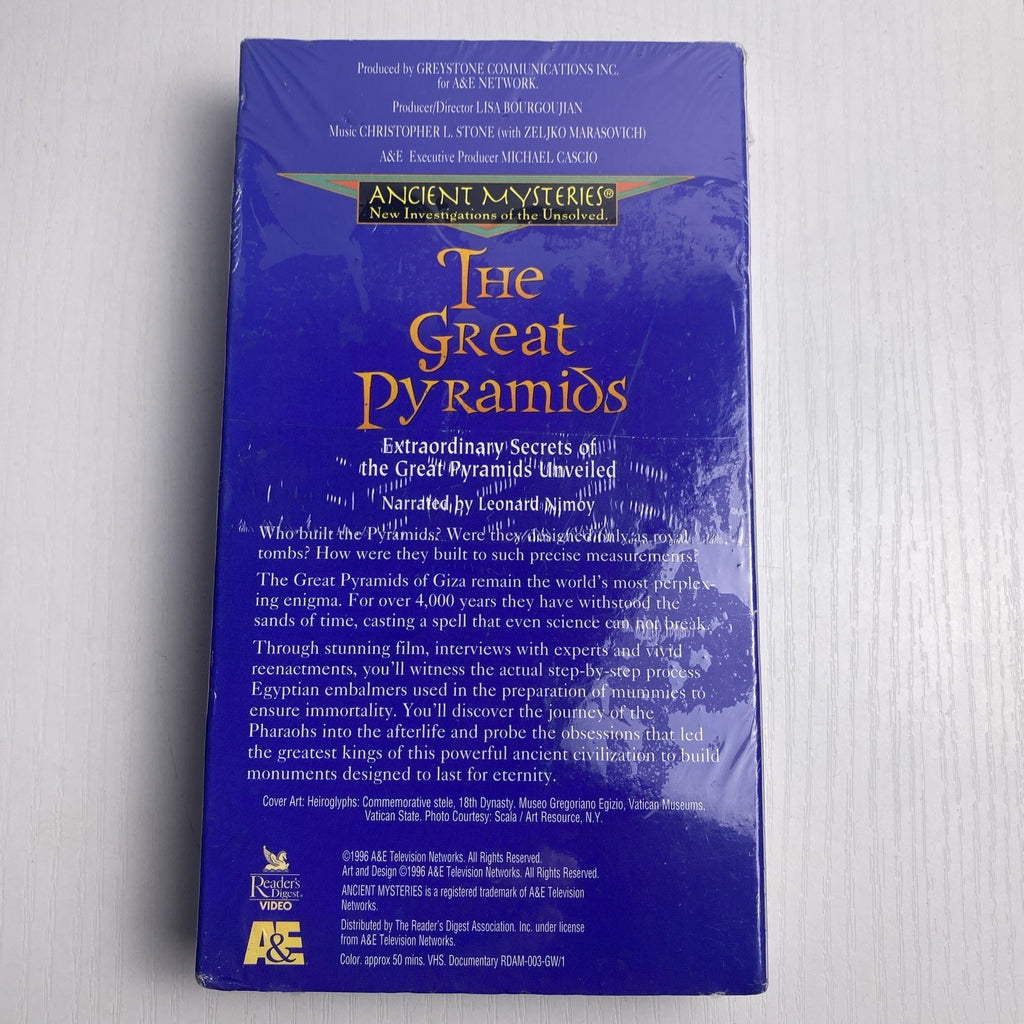 Factory sealed 4-piece travel and history documentary set featuring 3 VHS tapes and 1 DVD.