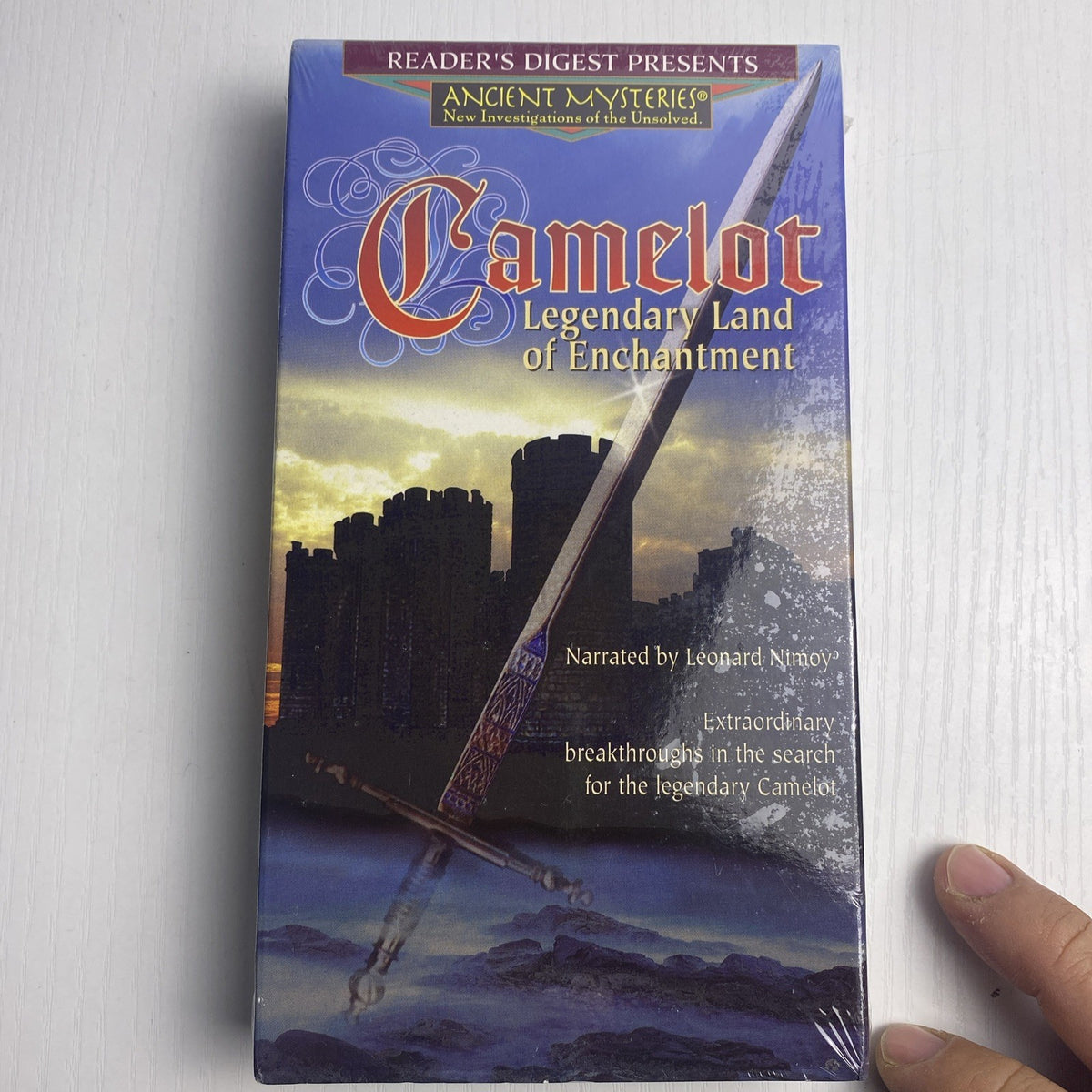 Lot of 4 brand new factory sealed vintage educational documentary VHS tapes including Camelot narrated by Leonard Nimoy