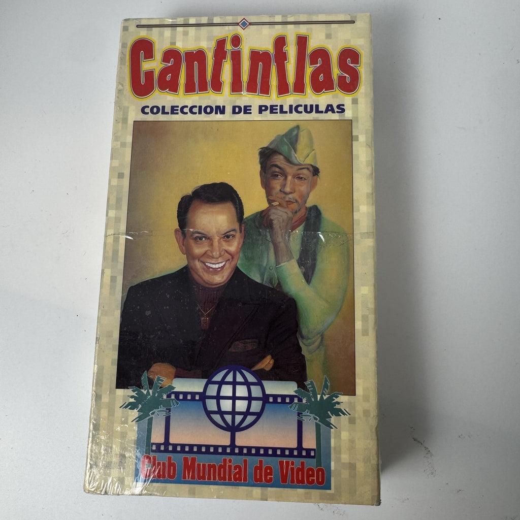 Factory sealed lot of 4 vintage VHS tapes including Sierra Club nature documentary and classic Spanish language movies.
