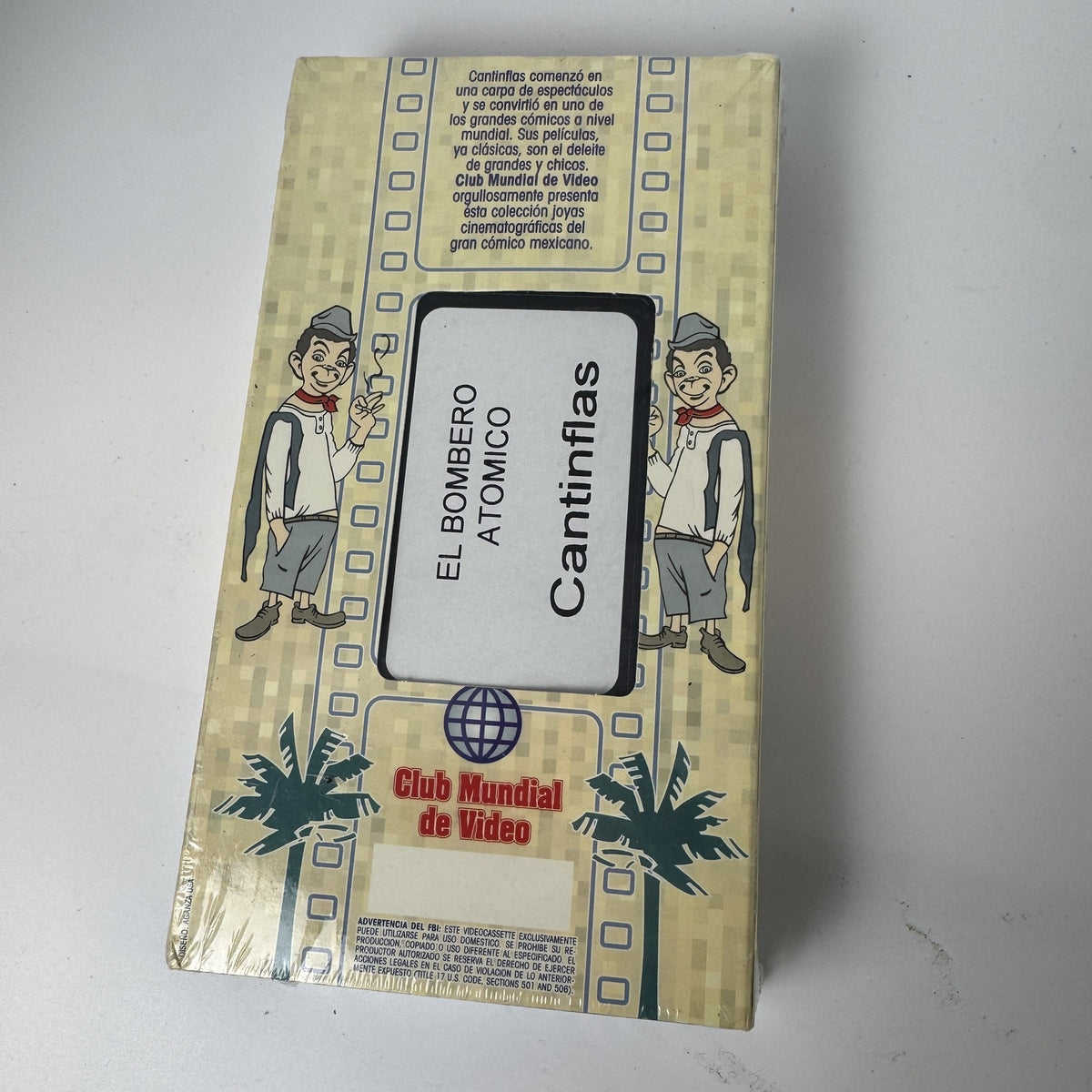 Factory sealed lot of 4 vintage VHS tapes including Sierra Club nature documentary and classic Spanish language movies.