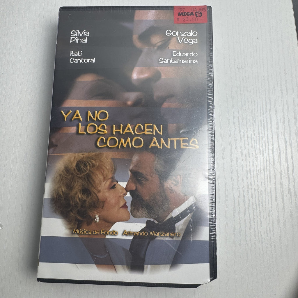 Factory sealed lot of 4 vintage VHS tapes including Sierra Club nature documentary and classic Spanish language movies.