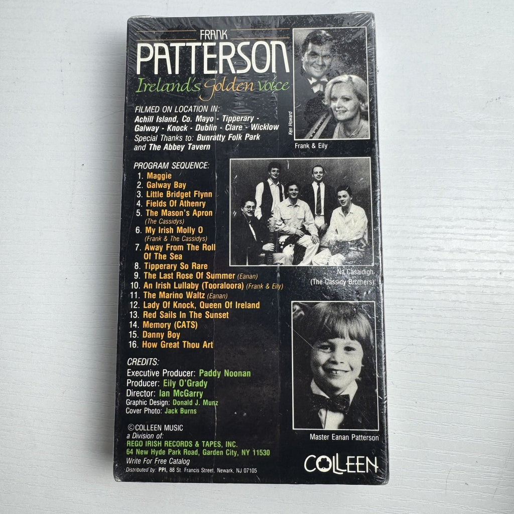 Factory-sealed lot of 4 VHS tapes including Erin Brockovich, Evita, Fish Hawk, and Frank Patterson.