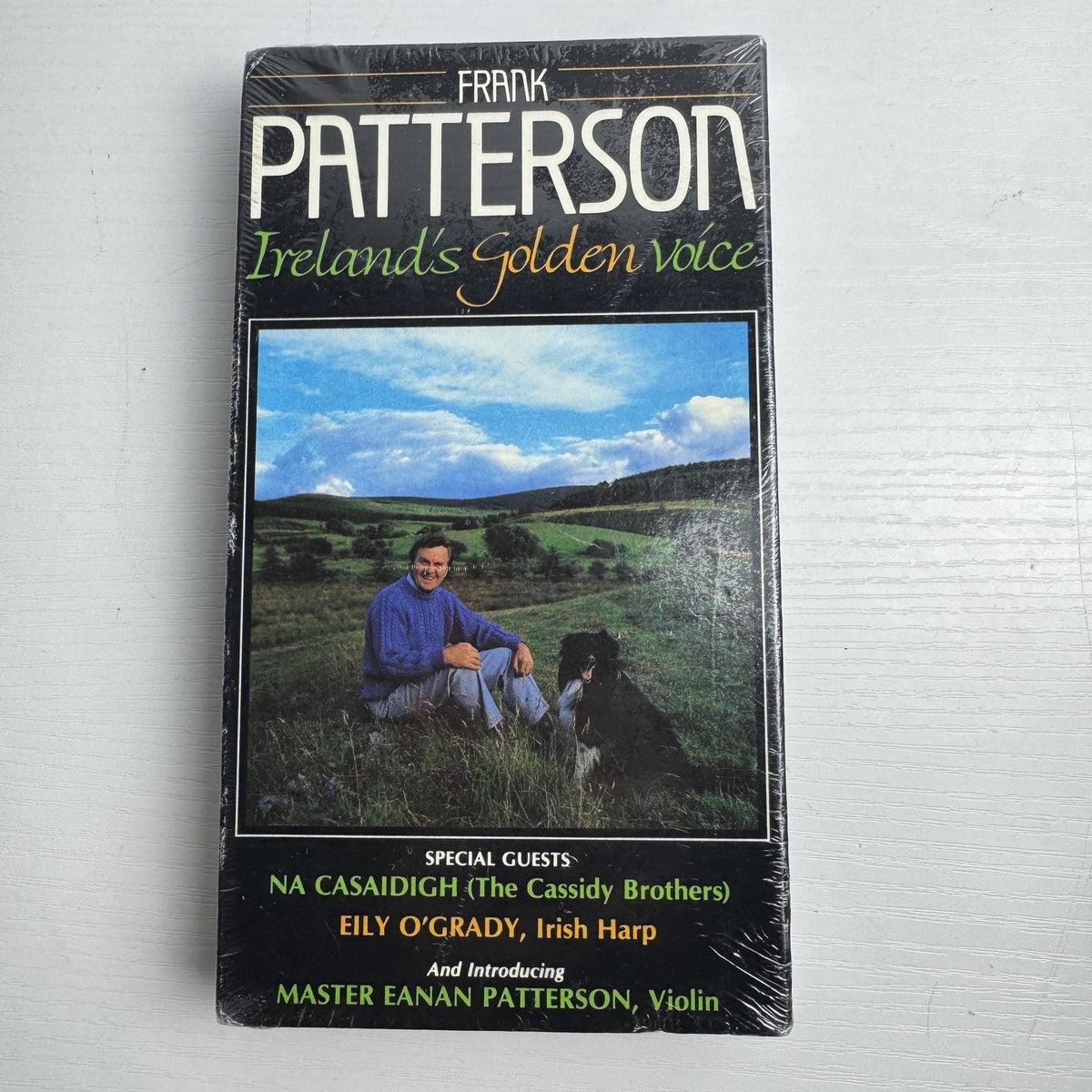 Factory-sealed lot of 4 VHS tapes including Erin Brockovich, Evita, Fish Hawk, and Frank Patterson.