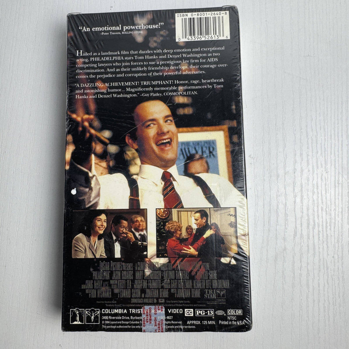Bundle of 4 factory sealed brand new VHS movie tapes including Philadelphia and The Full Monty