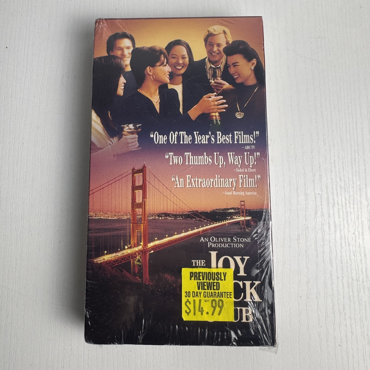 Set of 4 factory-sealed drama VHS tapes including The Last of the Mohicans, The Prince of Tides, and The Joy Luck Club.
