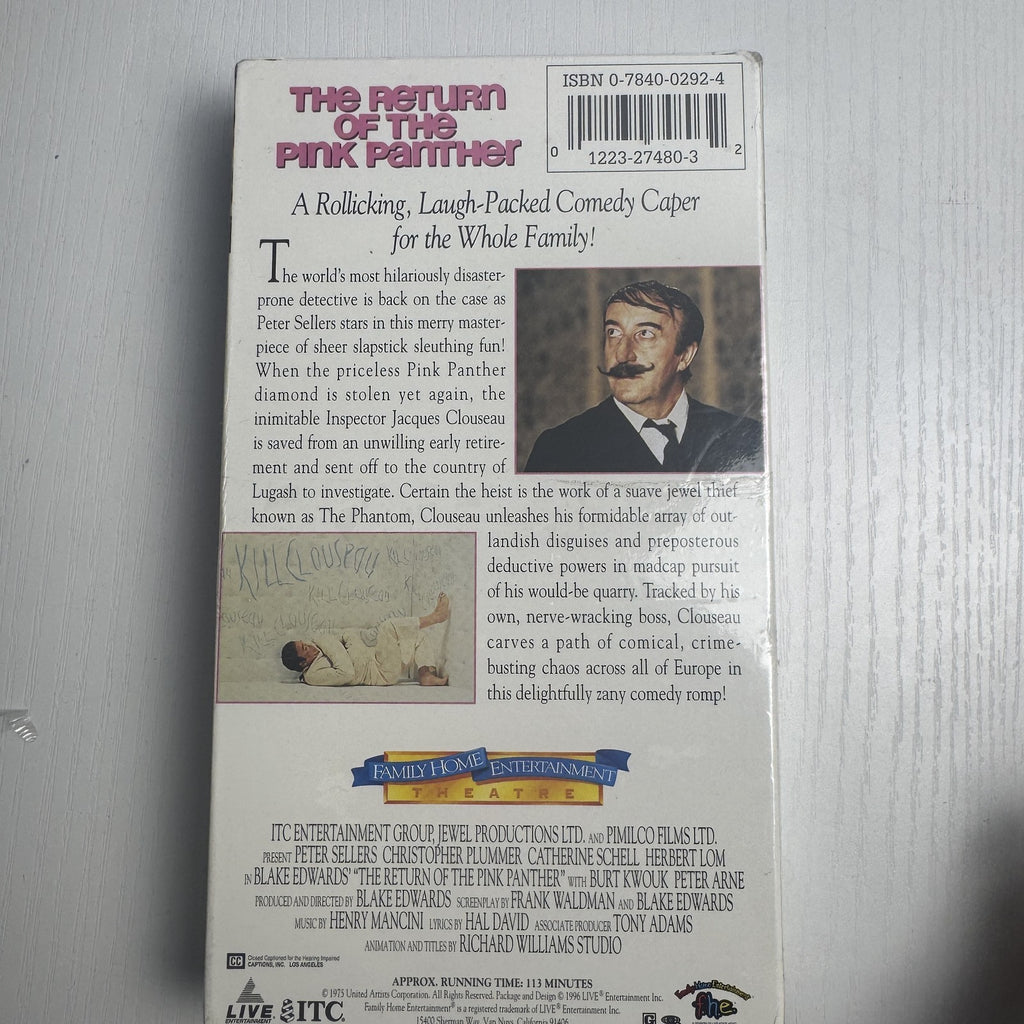 Factory-sealed 4-pack media lot featuring three VHS movies and one audio CD in brand-new condition.