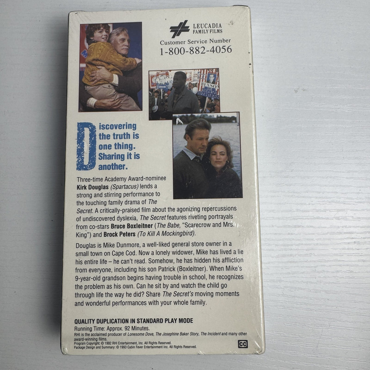 Factory-sealed 4-pack media lot featuring three VHS movies and one audio CD in brand-new condition.