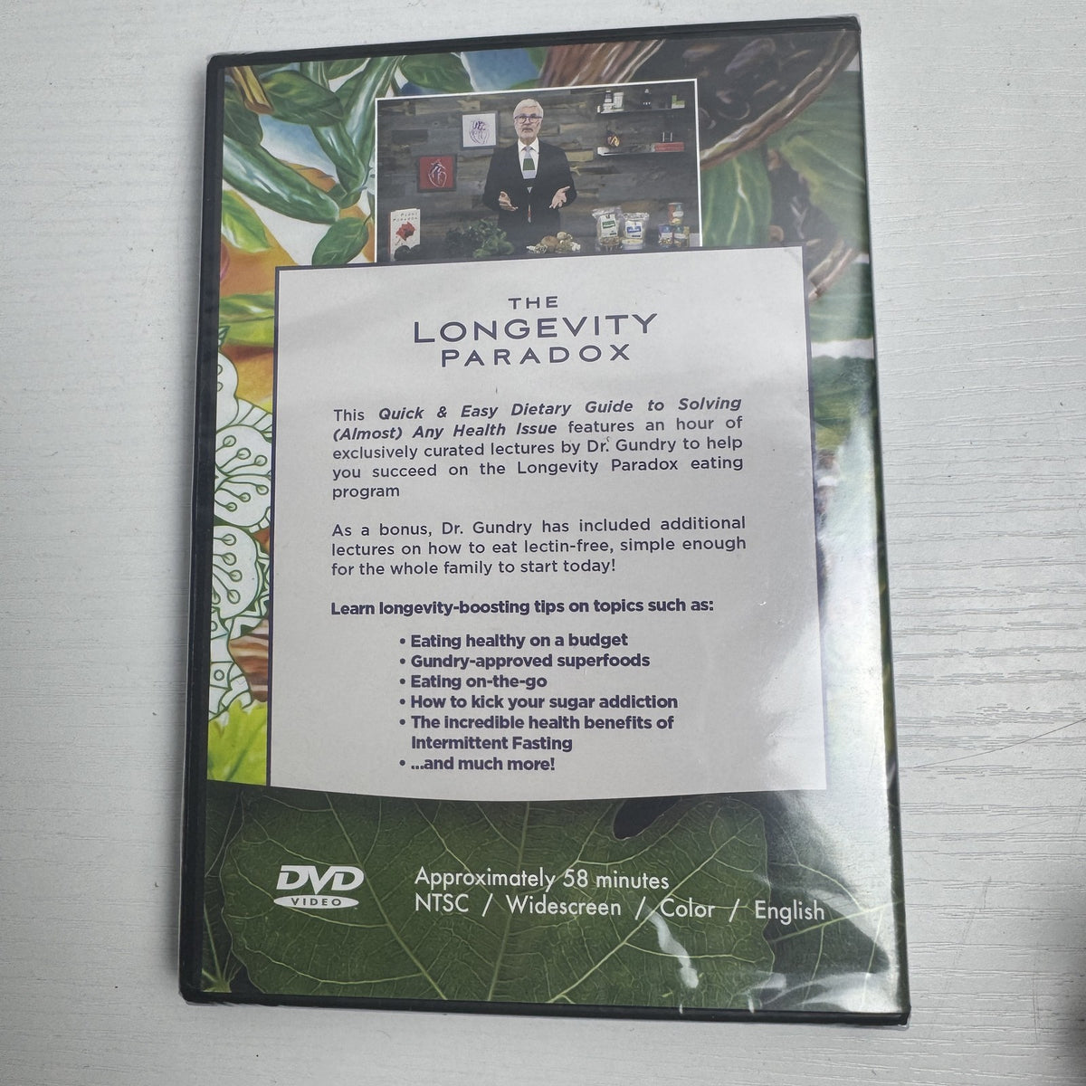 PBS 4-DVD set featuring factory sealed Downton Abbey Seasons 1 and 2 and Dr. Steven Gundry The Longevity Paradox