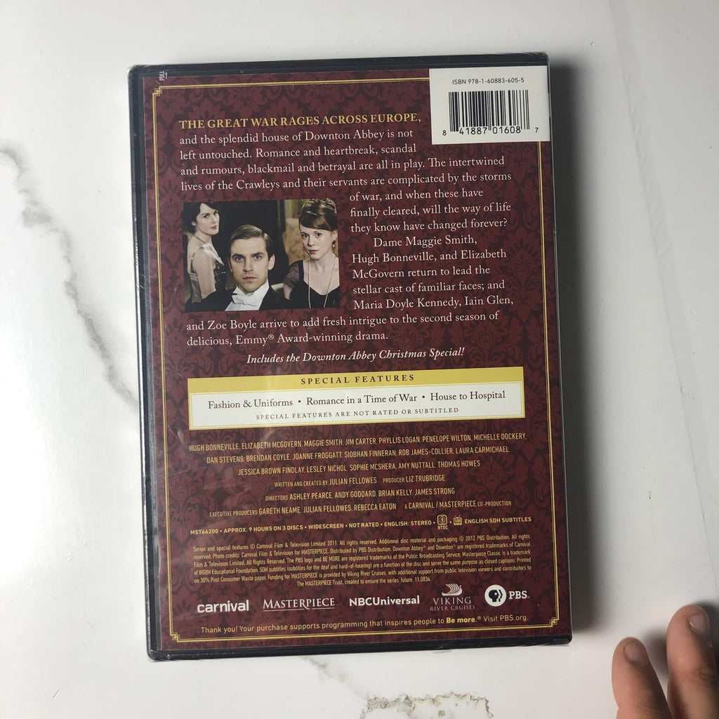 PBS 4-DVD set featuring factory sealed Downton Abbey Seasons 1 and 2 and Dr. Steven Gundry The Longevity Paradox