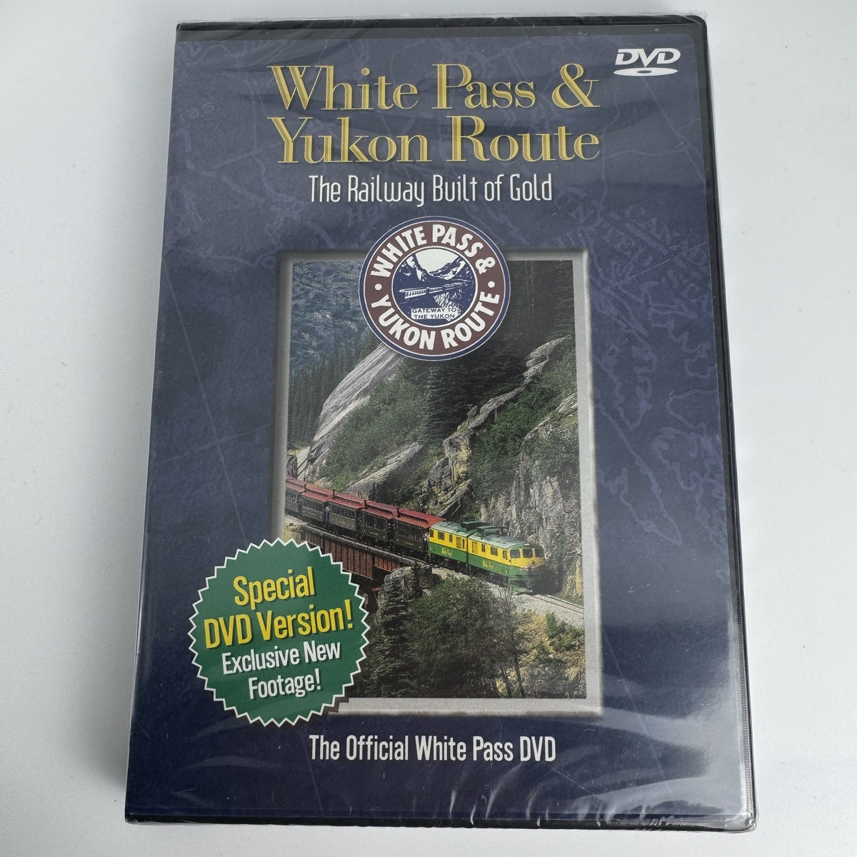 Set of four factory-sealed DVDs including White Pass Yukon Route documentaries and Jillian Michaels fitness workouts.