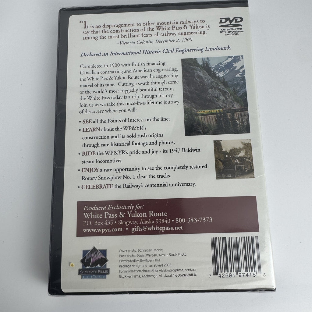 Set of four factory-sealed DVDs including White Pass Yukon Route documentaries and Jillian Michaels fitness workouts.