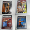 Jillian Michaels and KettleWorX 4-DVD fitness workout bundle, brand new and factory sealed.