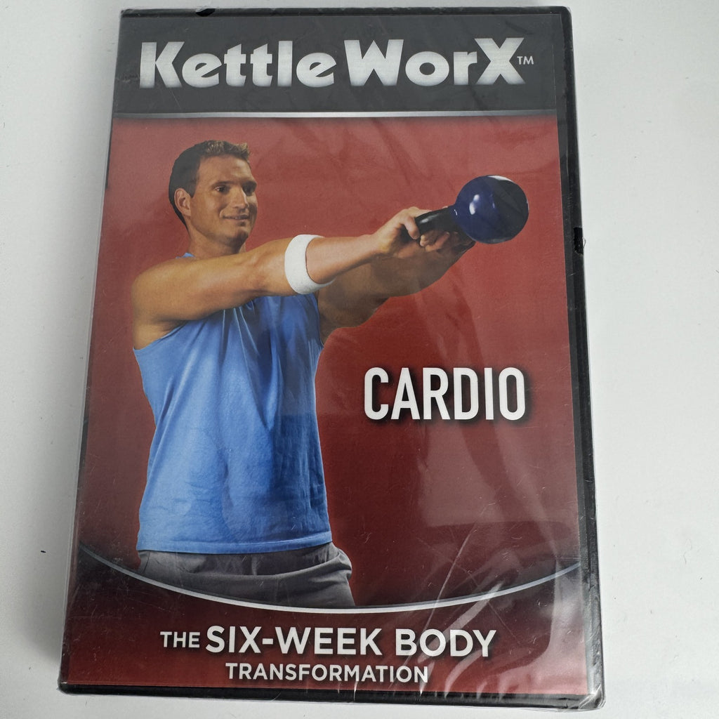 Jillian Michaels and KettleWorX 4-DVD fitness workout bundle, brand new and factory sealed.