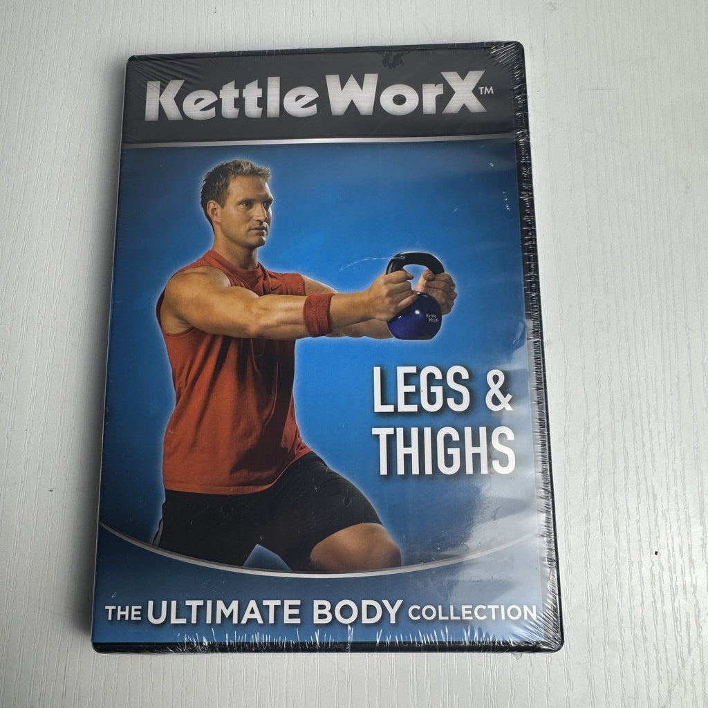 Jillian Michaels and KettleWorX 4-DVD fitness workout bundle, brand new and factory sealed.