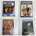 Four brand new factory-sealed DVDs including Three Kings movie and Beachbody P90X fitness workouts.