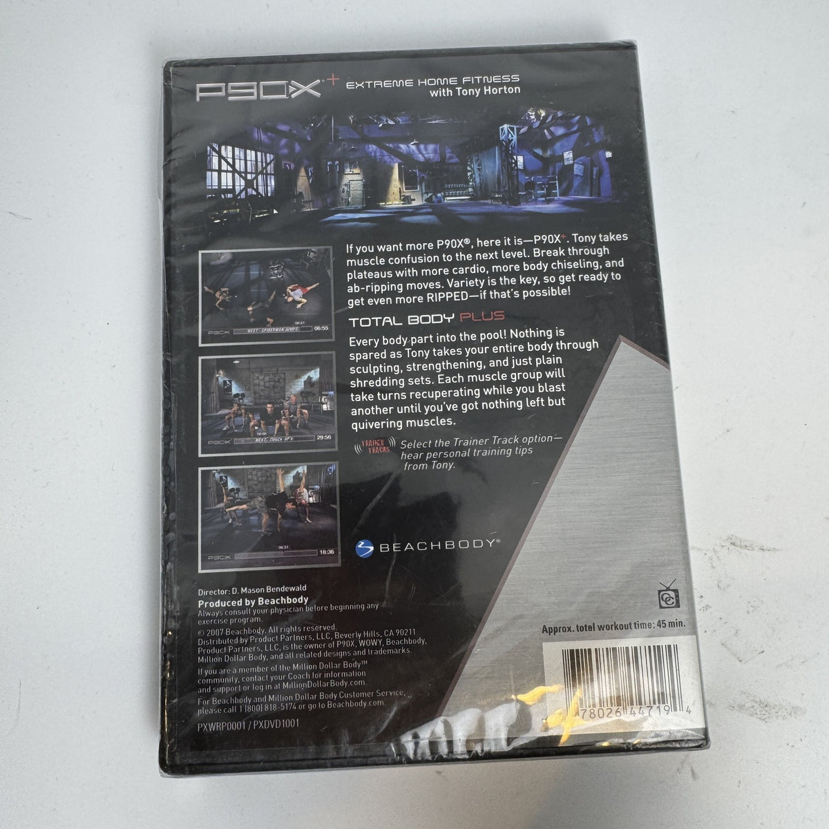 Four brand new factory-sealed DVDs including Three Kings movie and Beachbody P90X fitness workouts.