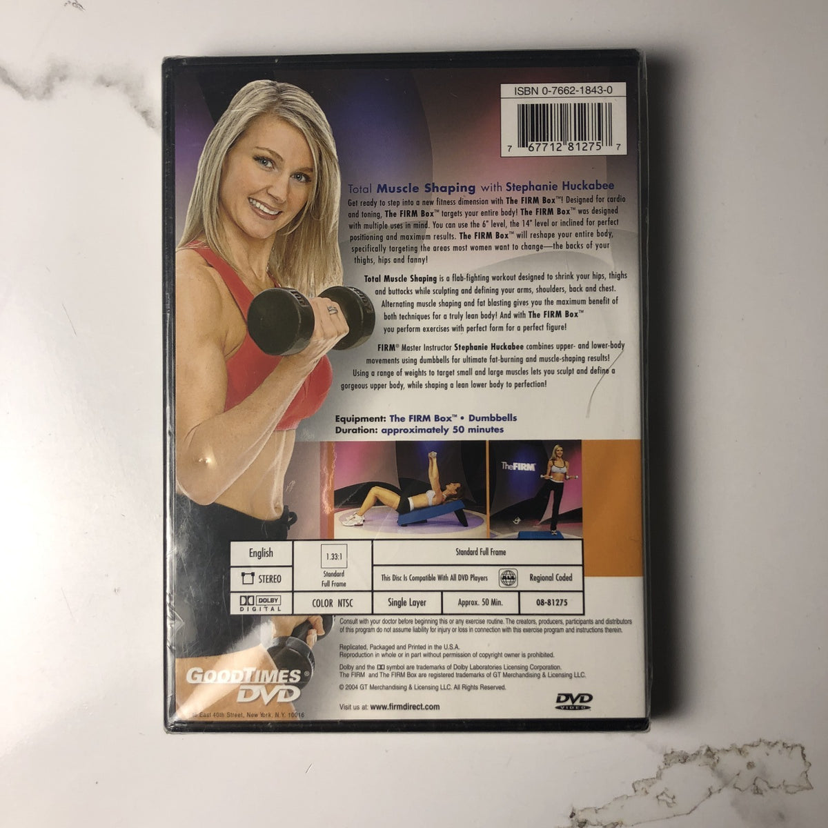 Set of 4 brand new factory-sealed fitness DVDs including Core Secrets, PowerFit, and The FIRM.