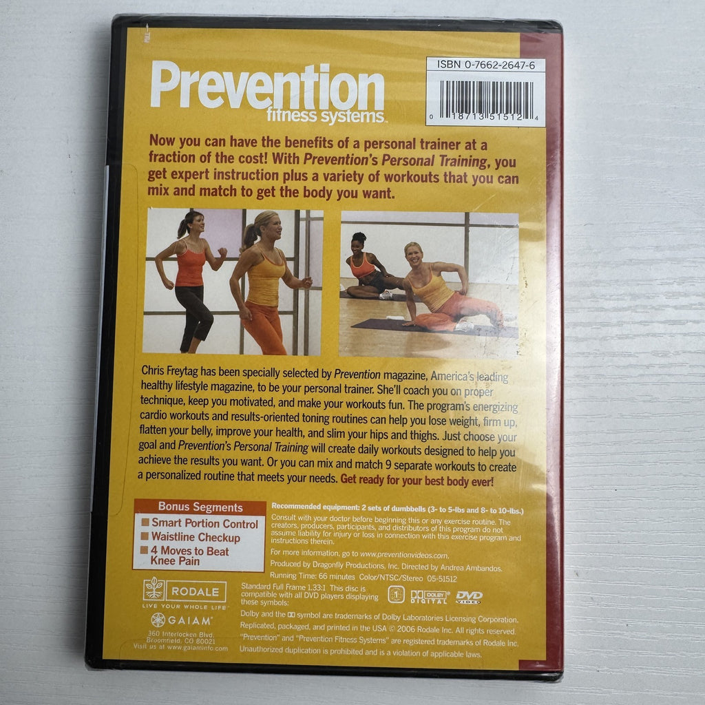 Lot of four brand new factory-sealed fitness DVDs and audio CD featuring The Firm and South Beach Diet.