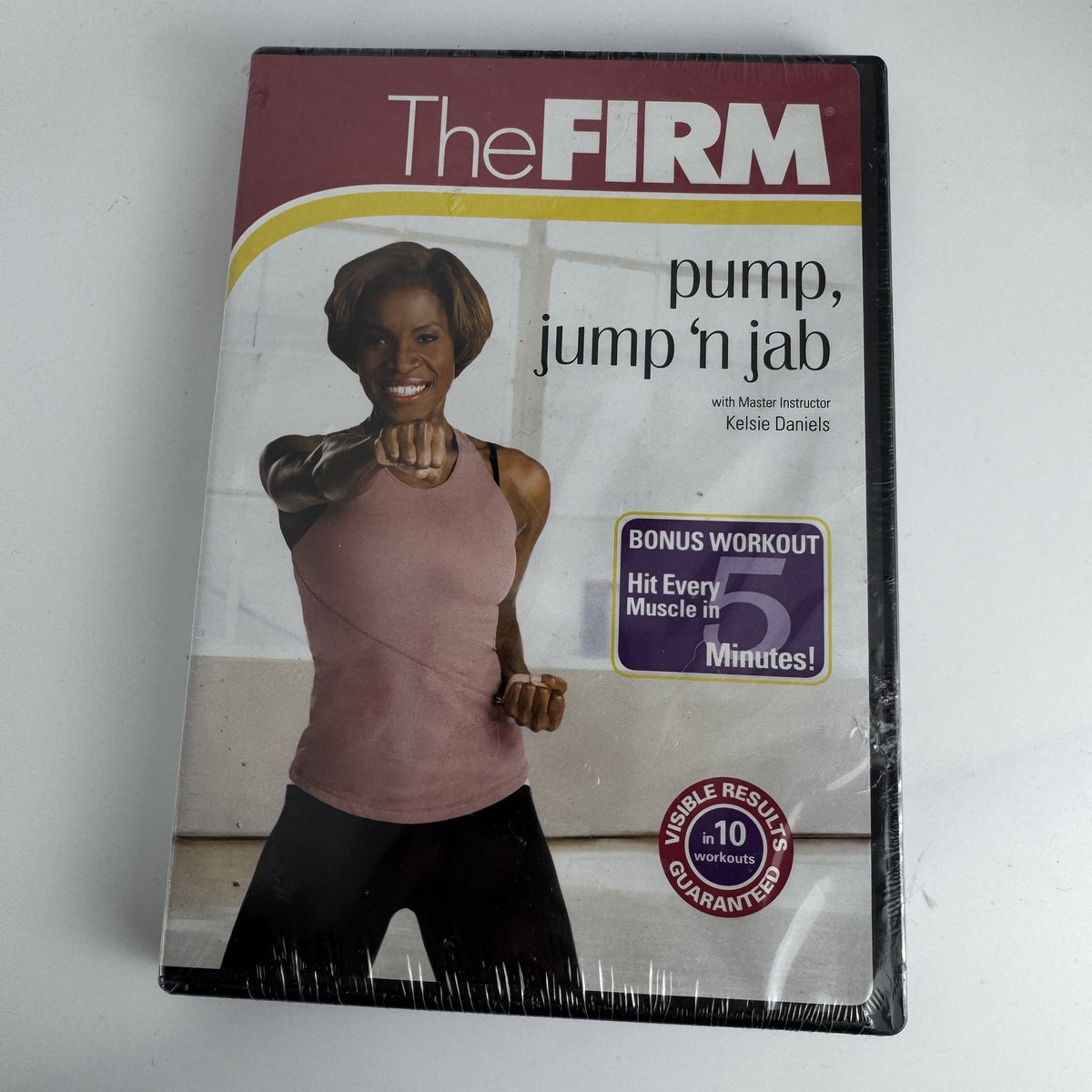 Lot of four brand new factory-sealed fitness DVDs and audio CD featuring The Firm and South Beach Diet.
