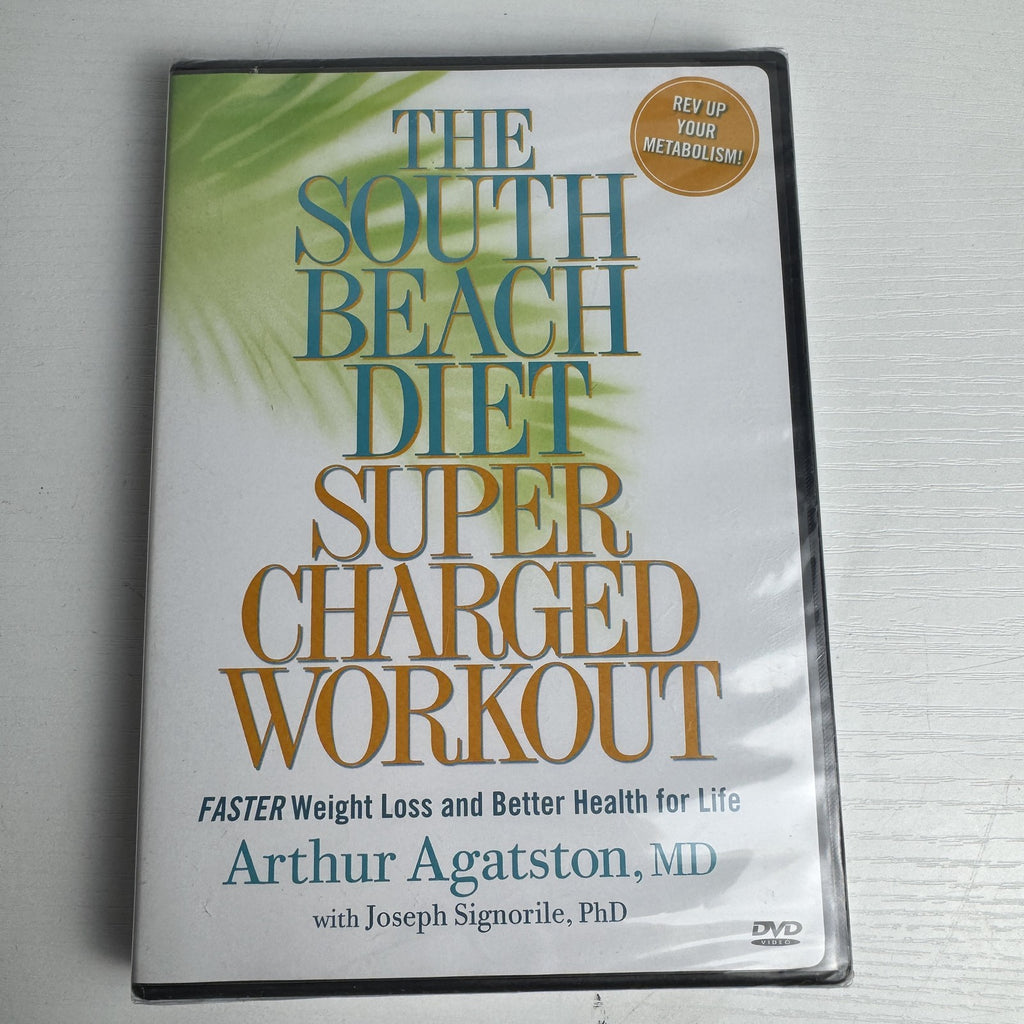 Lot of four brand new factory-sealed fitness DVDs and audio CD featuring The Firm and South Beach Diet.