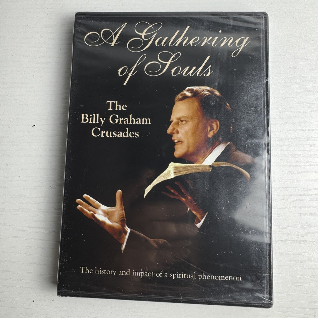 Sealed 4 DVD lot featuring Billy Graham Crusades, Marcus Lamb sermon series, Budwig Diet, and Wright NOW Fitness routines.