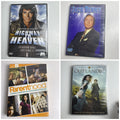 Four brand new factory-sealed TV show DVD box sets including Outlander, Parenthood, Highway to Heaven, and Jack Benny.