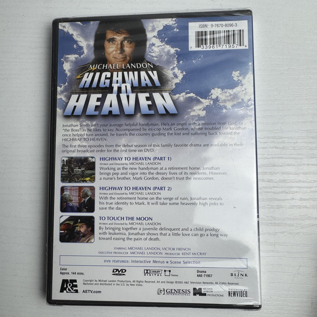 Four brand new factory-sealed TV show DVD box sets including Outlander, Parenthood, Highway to Heaven, and Jack Benny.