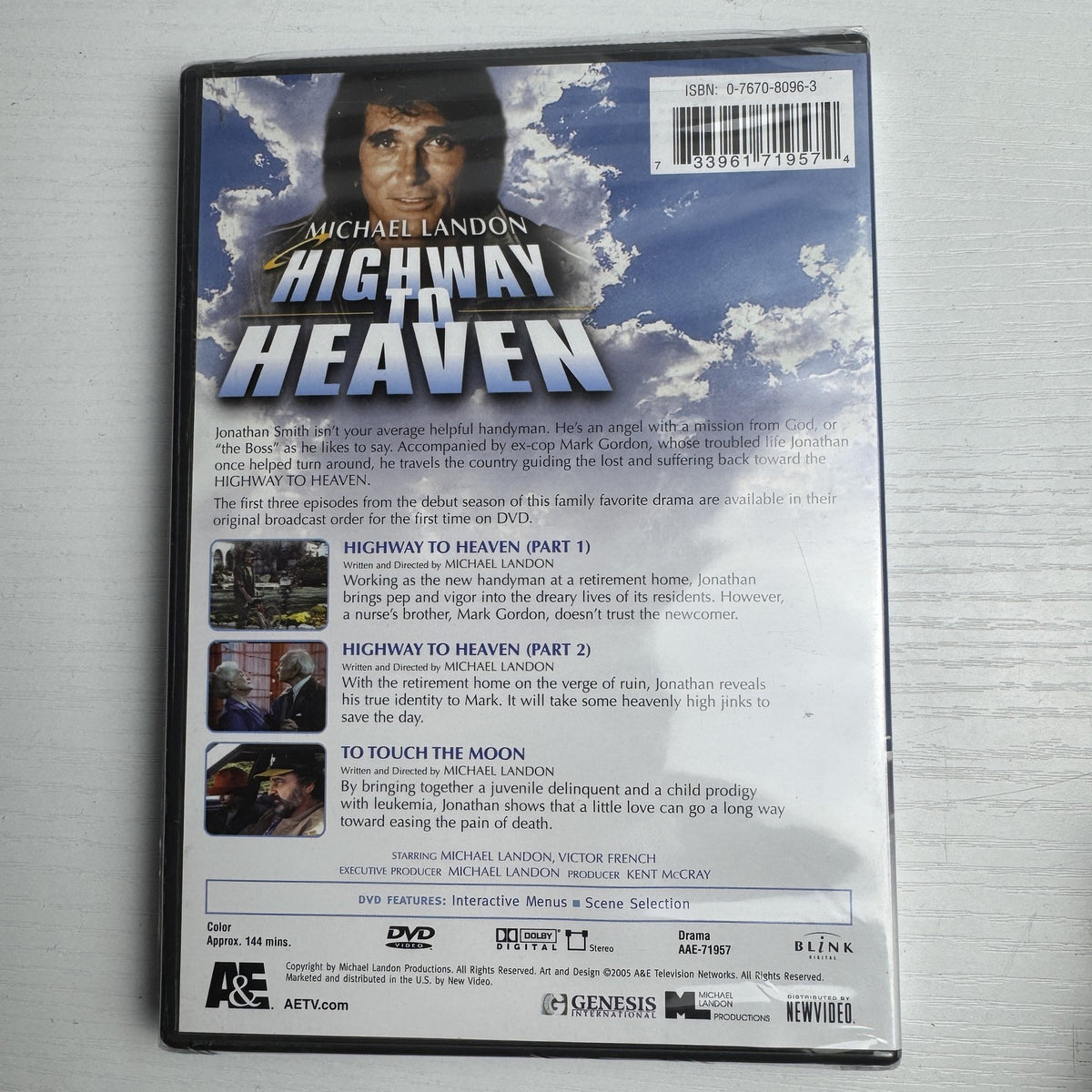 Four brand new factory-sealed TV show DVD box sets including Outlander, Parenthood, Highway to Heaven, and Jack Benny.