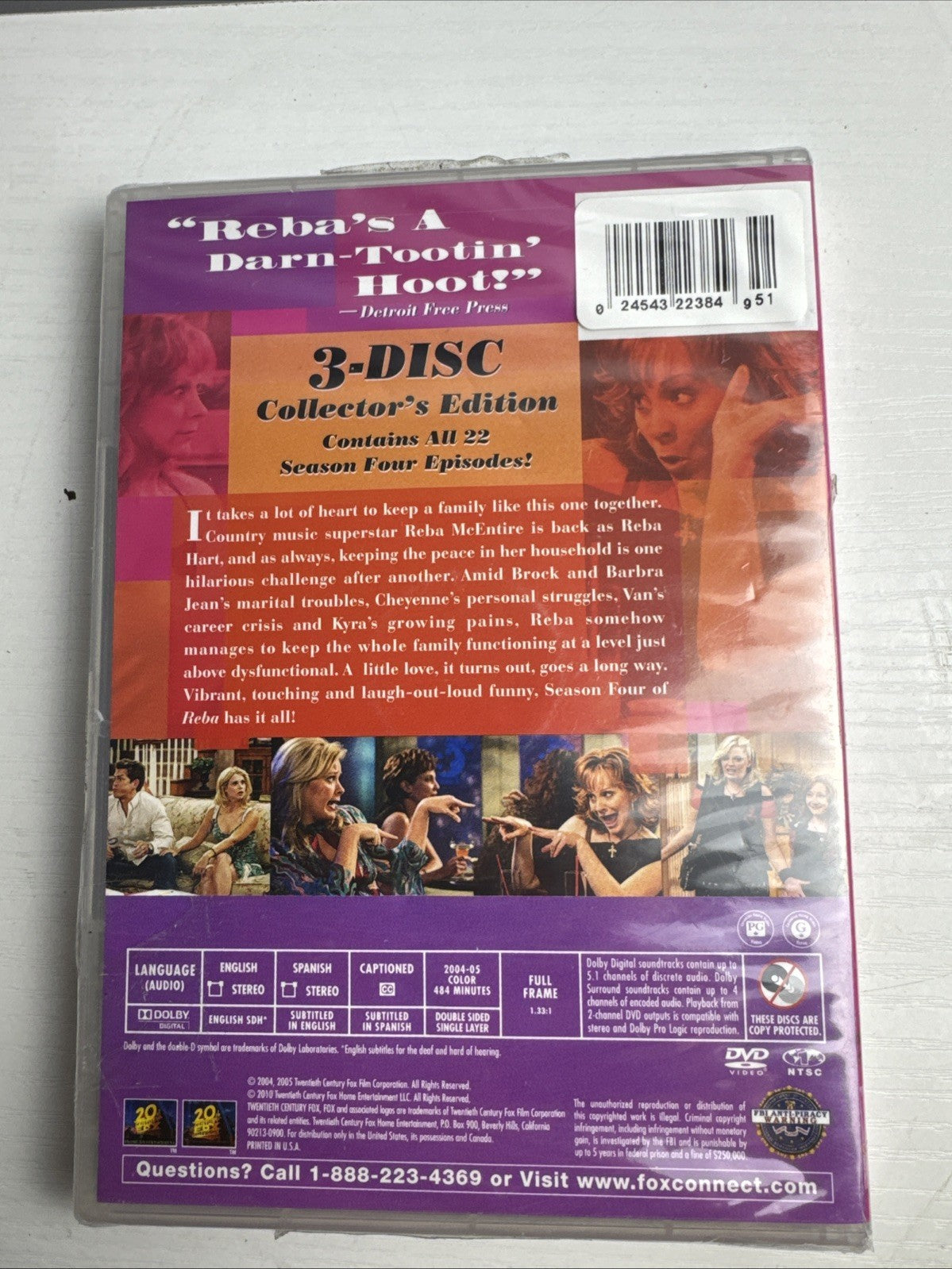 Lot of 4 factory-sealed TV series DVD sets featuring Pretty Little Liars, Reba, and Simon & Simon