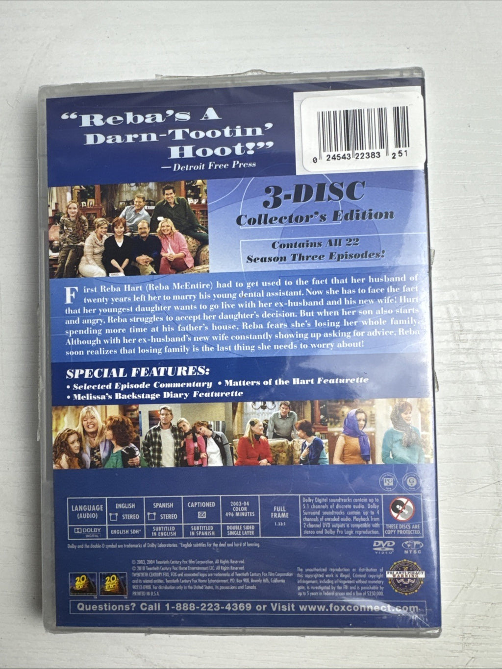 Lot of 4 factory-sealed TV series DVD sets featuring Pretty Little Liars, Reba, and Simon & Simon
