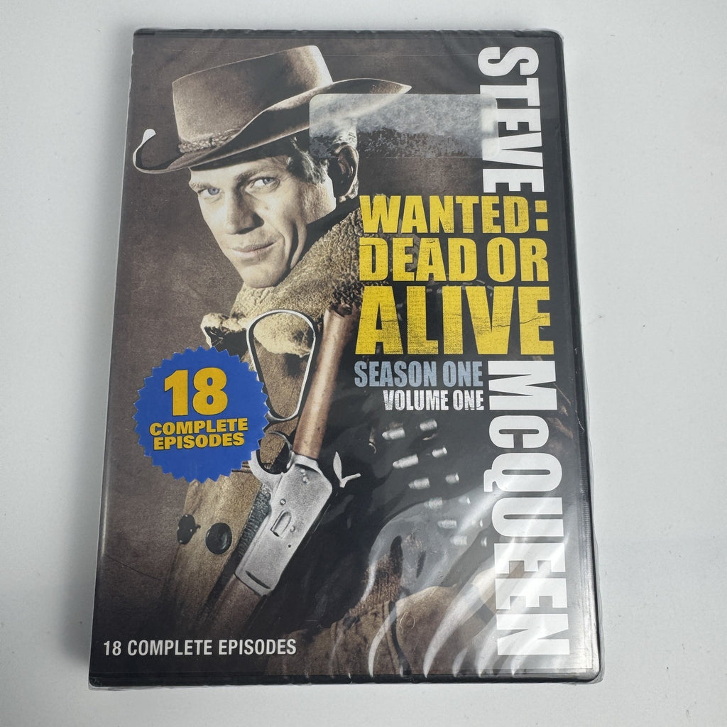 Set of four factory-sealed brand new DVDs including Wanted Dead or Alive starring Steve McQueen and Bear Island.