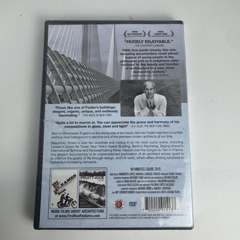 Set of 4 brand new sealed documentary DVDs including George Stevens, Mr Foster, Alcatraz, and Not For Sale.