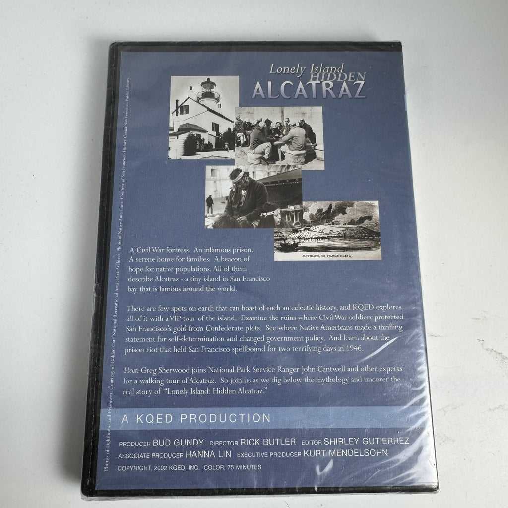 Set of 4 brand new sealed documentary DVDs including George Stevens, Mr Foster, Alcatraz, and Not For Sale.