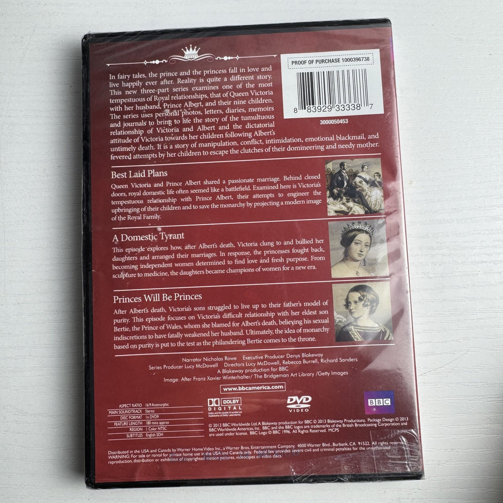 Factory sealed 4-disc documentary DVD and educational CD-ROM set including BBC Queen Victorias Children and The War Tapes