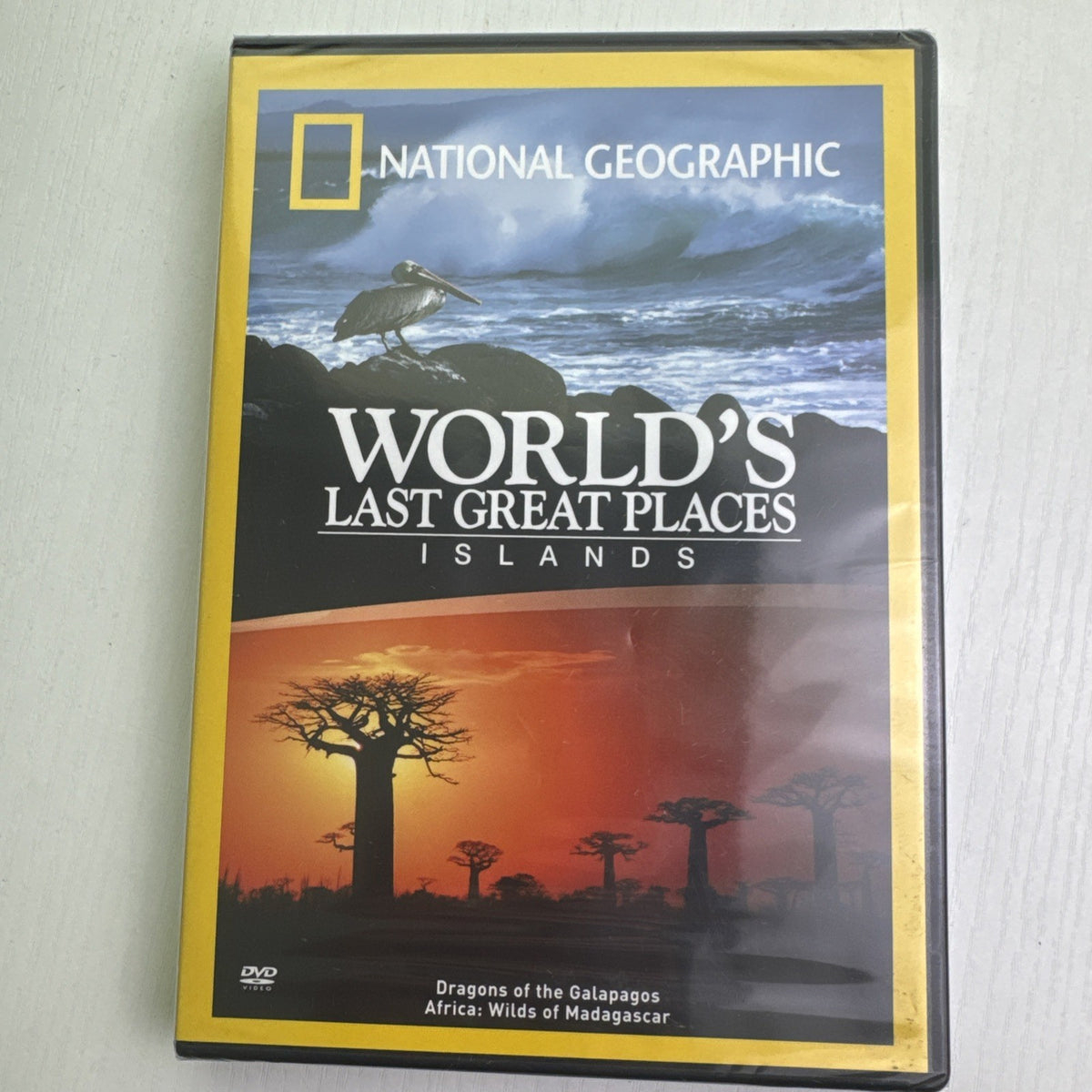 Brand new sealed 4-DVD lot including IMAX Tropical Rainforest, Nat Geo Islands, Yogi Berra, and Beijing Bicycle.