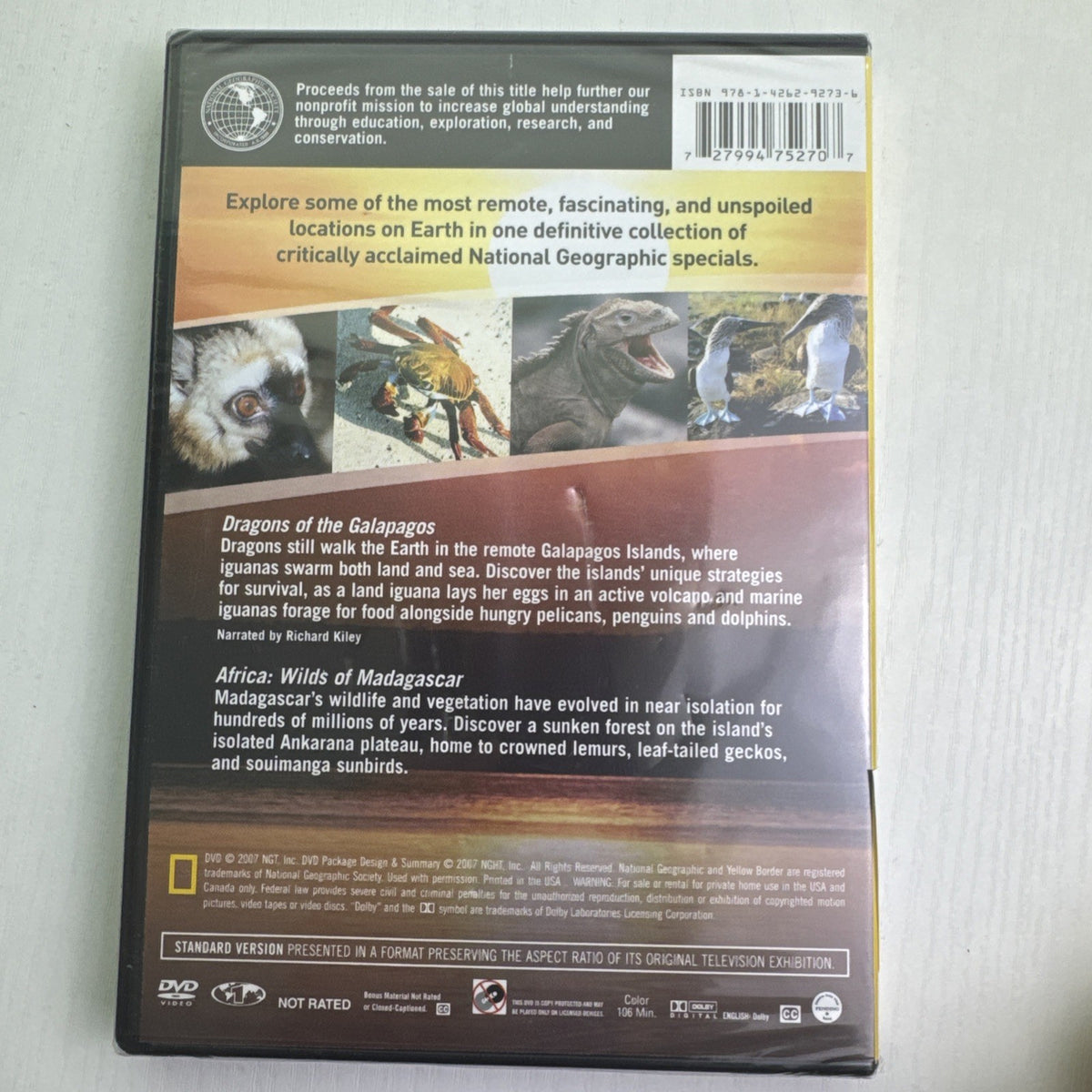 Brand new sealed 4-DVD lot including IMAX Tropical Rainforest, Nat Geo Islands, Yogi Berra, and Beijing Bicycle.