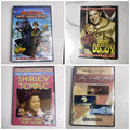Set of 4 brand new factory sealed family DVDs including DreamWorks Dragons and Shirley Temple