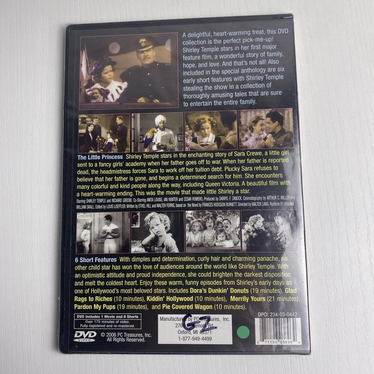 Set of 4 brand new factory sealed family DVDs including DreamWorks Dragons and Shirley Temple